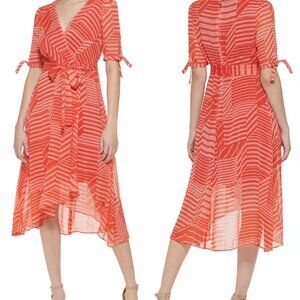 TOMMY HILFIGER Faux Wrap Dress Size 16-NWT